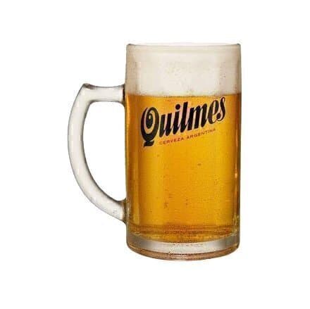 Vaso Chop Quilmes Clásico Vidrio 473 Ml En Caja